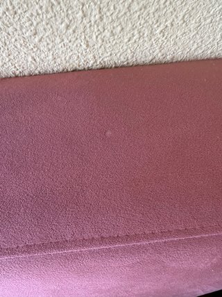 Sofá Cama Terciopelo rojo cobre