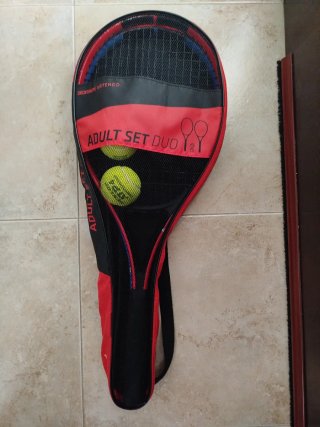 Set Raquetas Tenis Adulto Duo