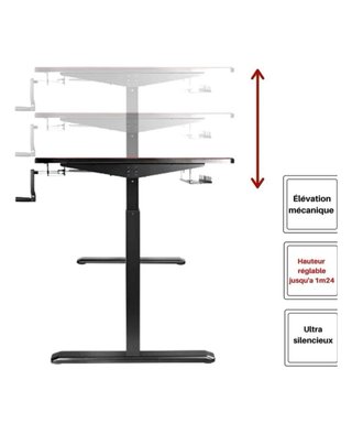 Oplite Supreme Mesa Gaming Negra