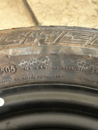 Rueda de repuesto Michelin semi nueva