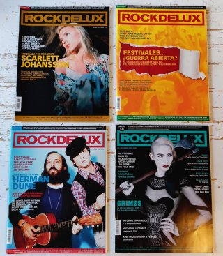 Revistas Rockdelux nº 262, 263, 266 y 348. Sin CD.