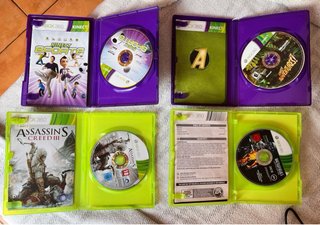 Xbox 360 Negra + Mando y Accesorios