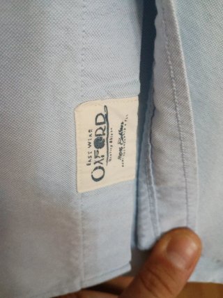 Camisa Oxford J.Crew Azul Talla M