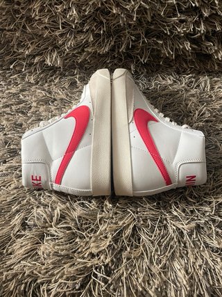 Nike Blazer Mid Blancas Rojas Talla 40