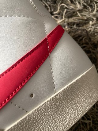 Nike Blazer Mid Blancas Rojas Talla 40