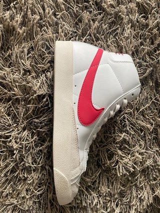 Nike Blazer Mid Blancas Rojas Talla 40