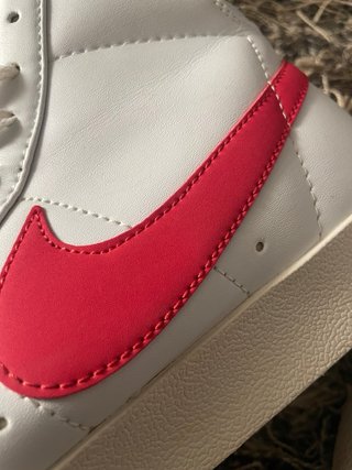 Nike Blazer Mid Blancas Rojas Talla 40