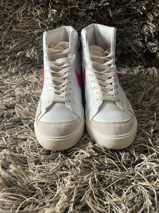 Nike Blazer Mid Blancas Rojas Talla 40