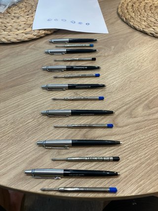 Lote 7 bolígrafos Parker Jotter
