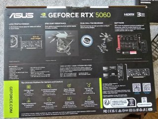 Caixa da Placa Gráfica Asus GeForce RTX 5060 LP