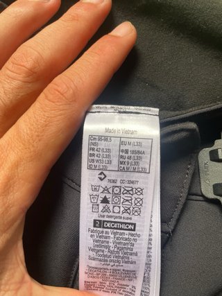 Pantalón de esquí negro quechua