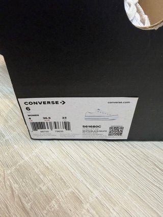 Converse Piel Plataforma Blancas