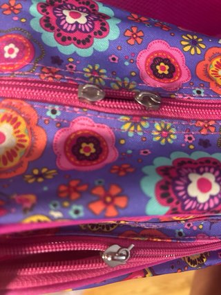 Mochila y estuche floral Flamenco