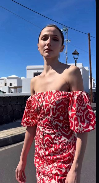 Vestido Mattui invitada NUEVO CON ETIQUETA