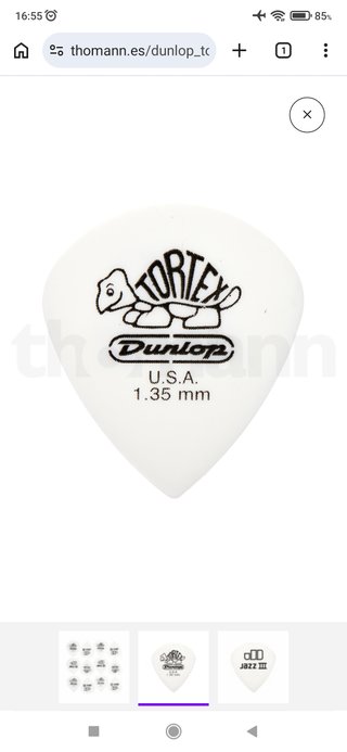 Dunlop Tortex Jazz III 1.35 mm