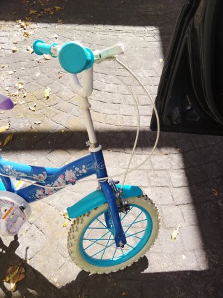 Bicicleta Niña Frozen Azul