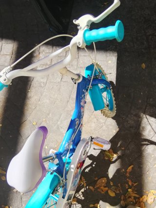 Bicicleta Niña Frozen Azul