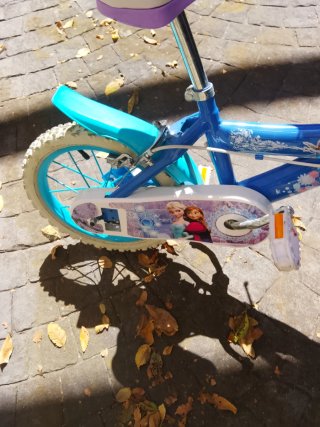 Bicicleta Niña Frozen Azul