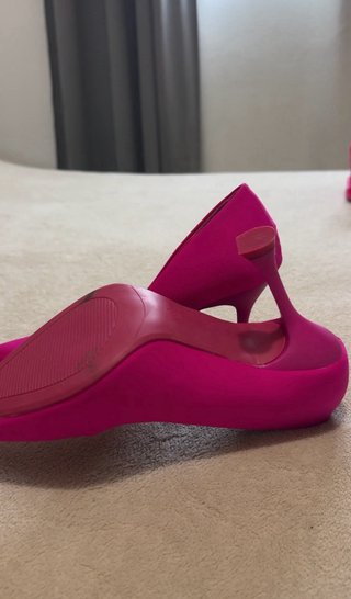 Zapatos de tacón frambuesa