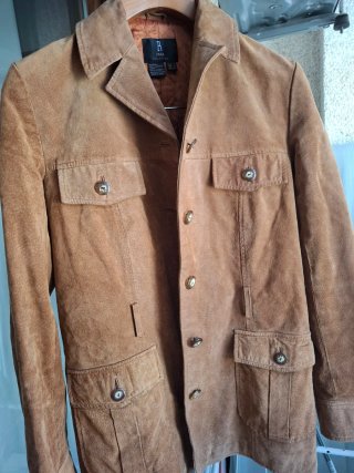 ZARA T-L CHAQUETA SAFARI ANTE MUJER