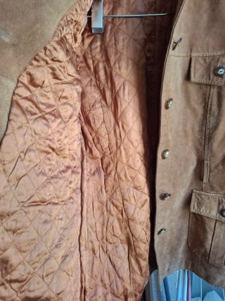 ZARA T-L CHAQUETA SAFARI ANTE MUJER