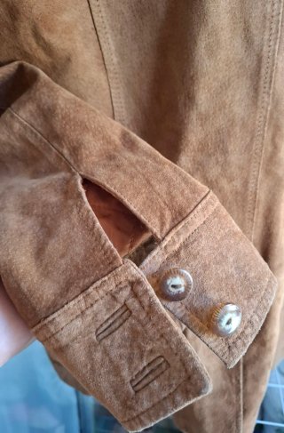 ZARA T-L CHAQUETA SAFARI ANTE MUJER