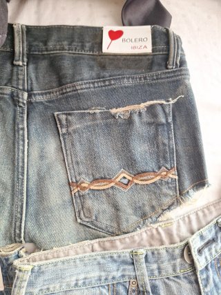 7 Pantalones Cortos Vaqueros Ibiza varias tallas