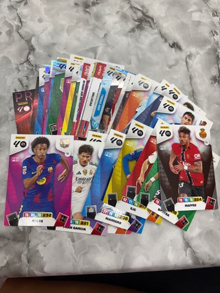 Lote 40 Cromos Adrenalyn 2025-2026