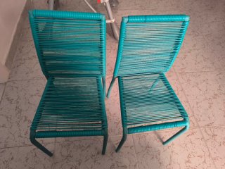 Juego de 2 Sillas Teal