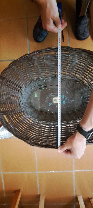 Cesta de mimbre