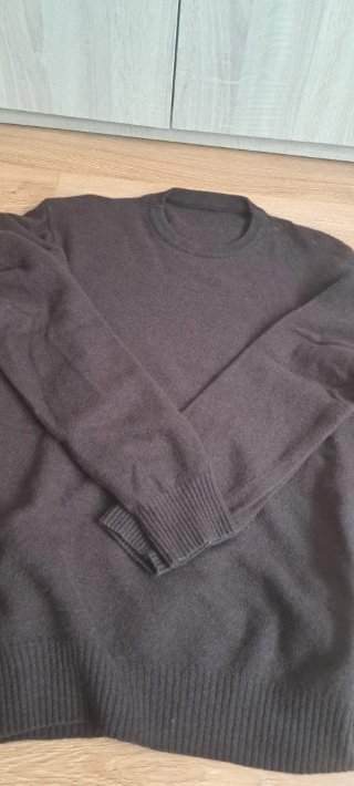 Jersey Zara Hombre Marrón Chocolate Talla L Lana