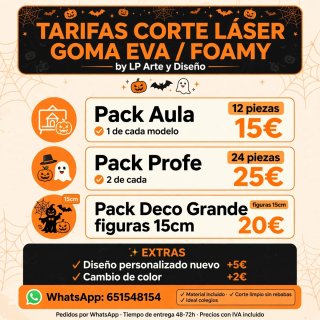 Corte Láser Goma EVA a Medida