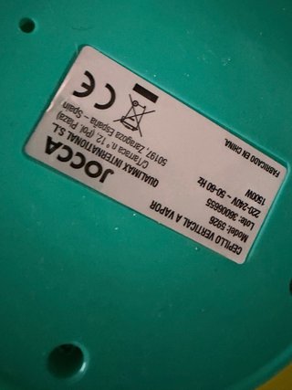Plancha de vapor vertical
