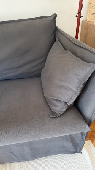 Sofá modular Ikea cinza