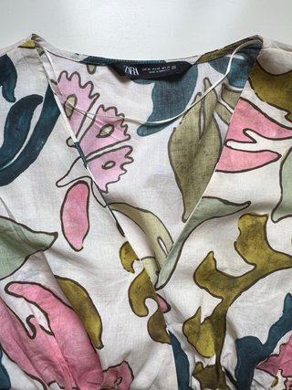 Blusa Zara Estampada del verano 2025
