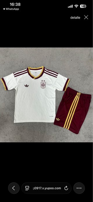 Conjunto Adidas España Retro