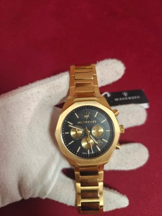 Reloj Maserati Stile Dorado Acero Cronógrafo
