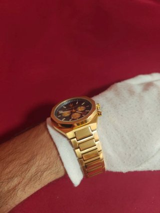 Reloj Maserati Stile Dorado Acero Cronógrafo