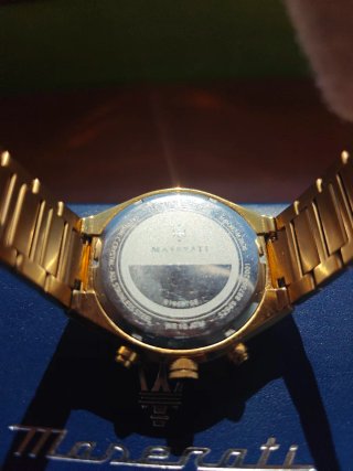 Reloj Maserati Stile Dorado Acero Cronógrafo