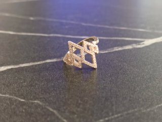 Anello Nialaya donna oro e argento
