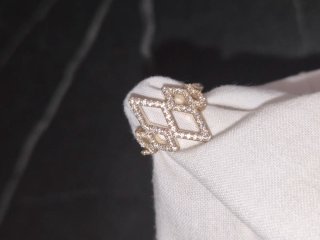 Anello Nialaya donna oro e argento
