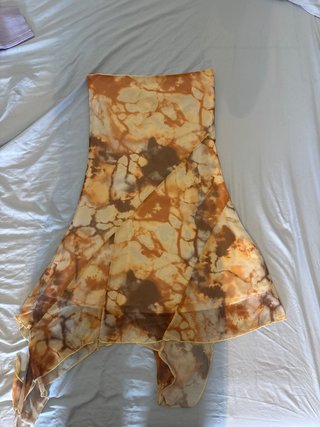 Vestido estampado Bershka