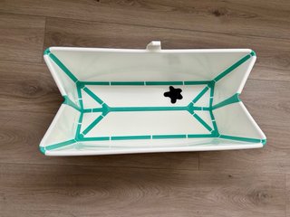 Bañera Stokke plegable con asiento