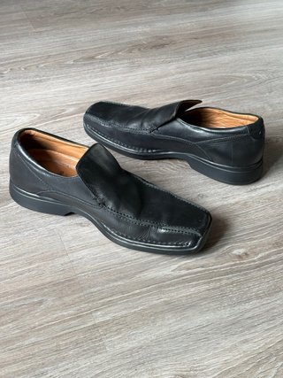 Zapatos Clarks Negros Hombre