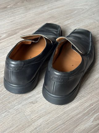 Zapatos Clarks Negros Hombre