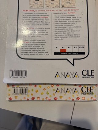 La classe Méthode français A 2
