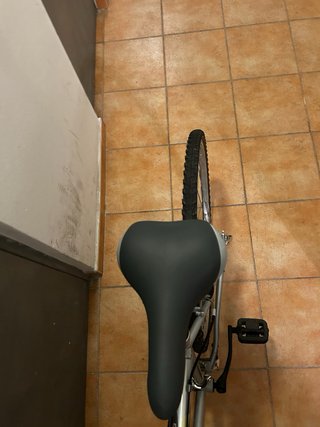 Bicicleta Decathlon Riverside Plata