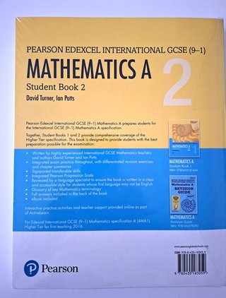 Edexcel IGCSE Mathematics A Student Book 2 Pearson