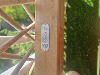 Mesa plegable de madera