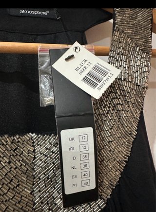 Top Bershka lentejuelas plateadas talla XS